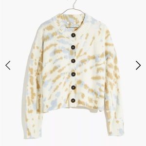 Madewell Plus Tie-dye Broadway Cardigan Sweater
